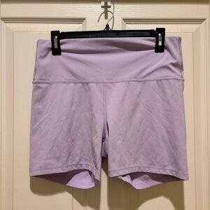 Lavender Biker Shorts
